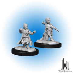 Pathfinder Deep Cuts Unpainted Miniatures: Male Halfling Monk